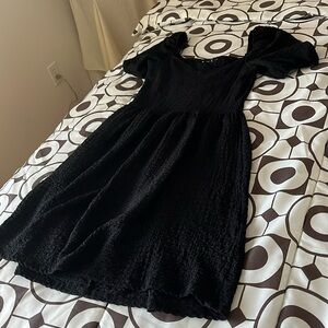 Elegant Black Off-Shoulder Dress